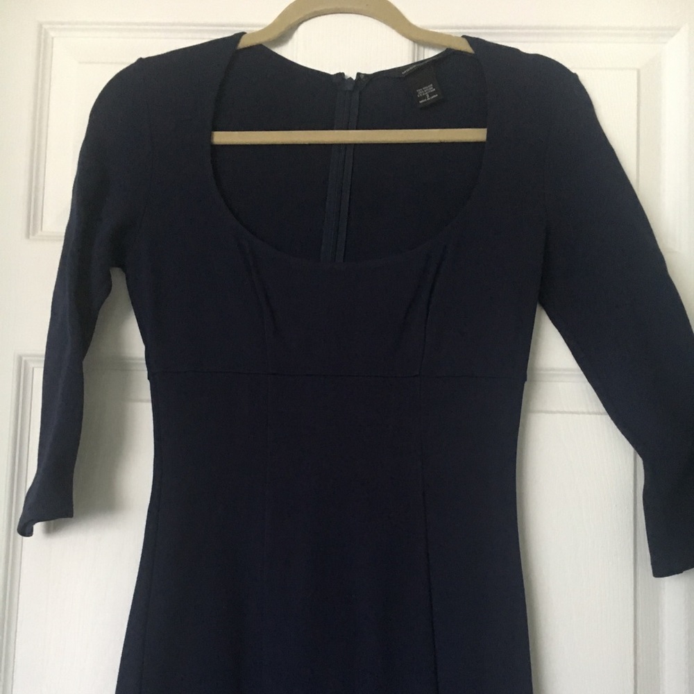 Navy sheath dress